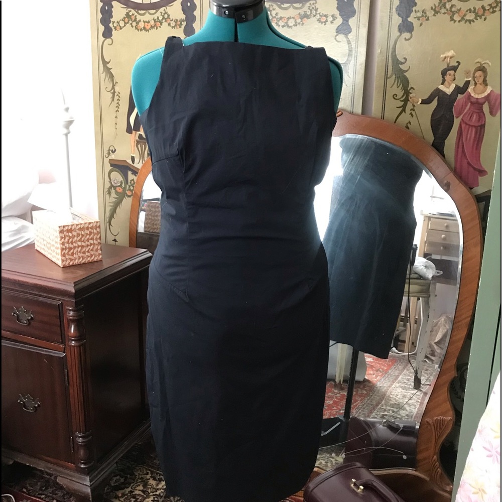 GAP Navy Sleeveless Sheath Dress